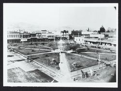 Plaza looking northwest