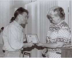 Sonoma County Press Club function, Santa Rosa, California, in the 1990s