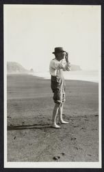 Charles R. Drake at Goat Rock Beach, Jenner, California, 1924