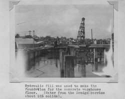 Poultry Producers of Central California's mill warehouse under construction, Petaluma, California, about 1938