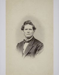 Portrait of Adam Brians taken in Petaluma, California in the 1870s