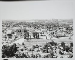 Looking northeast from intersection of Santa Rosa and Sonoma Avenues, Santa Rosa, California, 1965