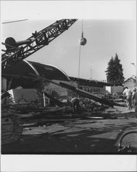 Demolition of the Purity Store, Petaluma, California, 1976