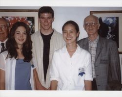 Sonoma County Press Club scholarship presentation, Santa Rosa, California, in the 1990s