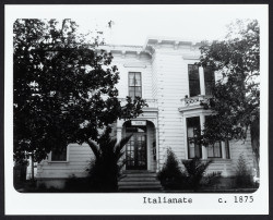 Large two story Italianate residence