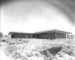 Exterior views of the Northwest Regional Branch Library, Coddingtown, Santa Rosa, California, May 26, 1971