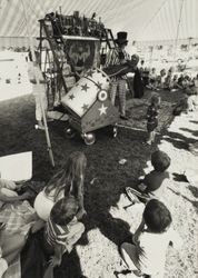 Backyard circus at the Sonoma County Fair, Santa Rosa, California
