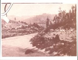 Looking northeast from a hill above Guernewood Park, Guerneville, California, 1898