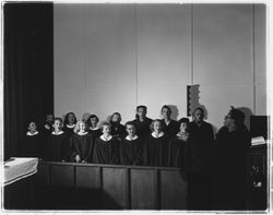 Choir of the Presbyterian Church of the Roses, Santa Rosa, California, 1957