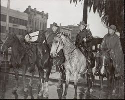 Redwood Rangers arrive in Stockton, Stockton, California, October 16, 1947