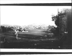 View of Petaluma, California from a hillside west of town, about 1910