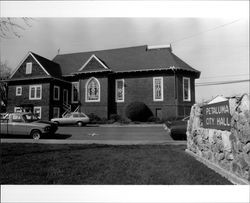 Five Corners Community Center : view from City Hall parking lot on English Street