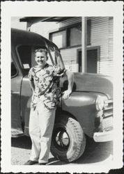 Don Grant with Sonoma County Library Bookmobile