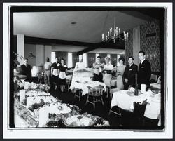 Dining room at Los Robles Lodge, Santa Rosa, California, 1963