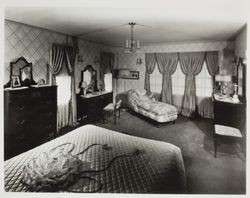 Master bedroom at the Tomasini home, 625 D Street, Petaluma, California, about 1930