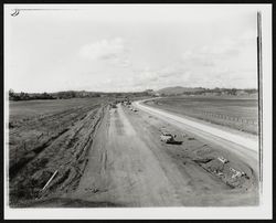 Highway 101 under construction through Petaluma