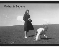 Edna Begley Nissen with her brother, Eugene Begley, about 1937