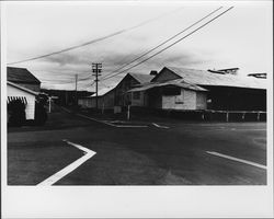 Warehouses at the intersection of Ross Road and Green Valley Road, Graton, California, 1970