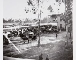 Kenilworth Racetrack and Clubhouse, Kenilworth Park, Petaluma, California, about 1900