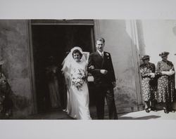 Unidentified wedding in Petaluma, California, September 17, 1939