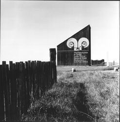 Sea Ranch sign, Sea Ranch, California, 1972