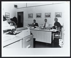 Robert Maggiora in his office at the Sonoma County Office of Education