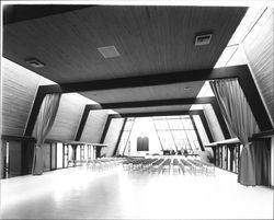 Interior views of Temple Beth Ami, Santa Rosa, California, 1964