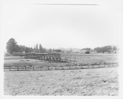 Remains of the railroad trestle near Valley Ford, California, March, 1988