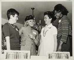 Ladies at the Red Coat Sport Celebrity Banquet, Santa Rosa, California, 1969