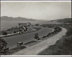 Golden Gate from Sea Cliff Avenue, 540 El Camino del Mar, San Francisco, California, 1920s