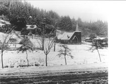 Occidental after a snowstorm, Occidental, California, 1941