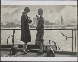 Young women on a ferry, San Francisco Bay, California, 1920s