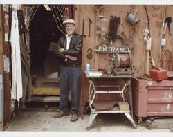 Lloyd Silacci at his home shop, 5660 Old Redwood Highway, Penngrove, California, 2007