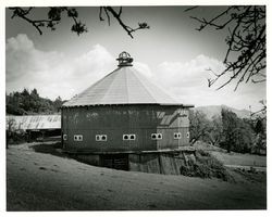 Round barn at Fountain Grove, Santa Rosa, California, about 1975