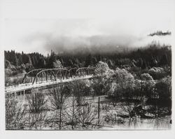 Views of Guerneville Bridge during the flood of 1937