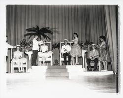 Crowning kings and queens at Burkart's Studio, Santa Rosa, California, 1961