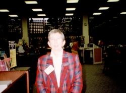 Molly Mc Dermott at the Library's open house