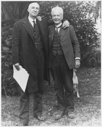 Luther Burbank and some unidentified male admirers