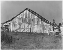 Unidentified Sonoma County barn, 1980s