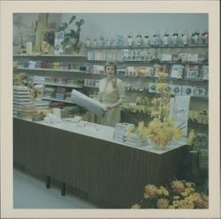 Opening day of the Golden Home Shop, Petaluma, California, 1965