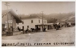 Depot and Hotel Freeman, Geyserville