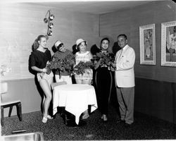 Women modeling sports wear at the Flamingo Hotel