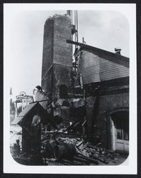 Earthquake damage at Western Refrigerating Co