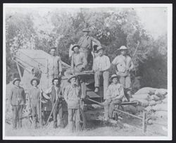Unidentified crew of hay balers