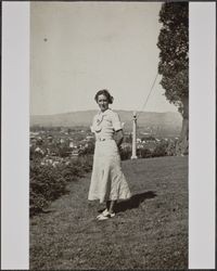Jane Barber Spolini, 50 Raymond Heights, Petaluma, California, about 1934