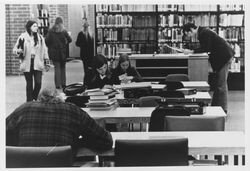 Students using the Plover Library on the campus of Santa Rosa Junior College