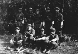 Duncans Mills baseball team, Duncans Mills, California, 1915