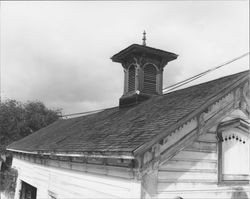 Top of the old barn located at Western Avenue and Liberty Street, Petaluma, California, June 26, 1965