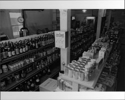 Interior of King's Corner Grocery, Petaluma, California, 1973