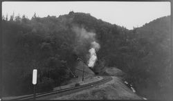 Flood damage to the North West Pacific tracks between Healdsburg and Hopland